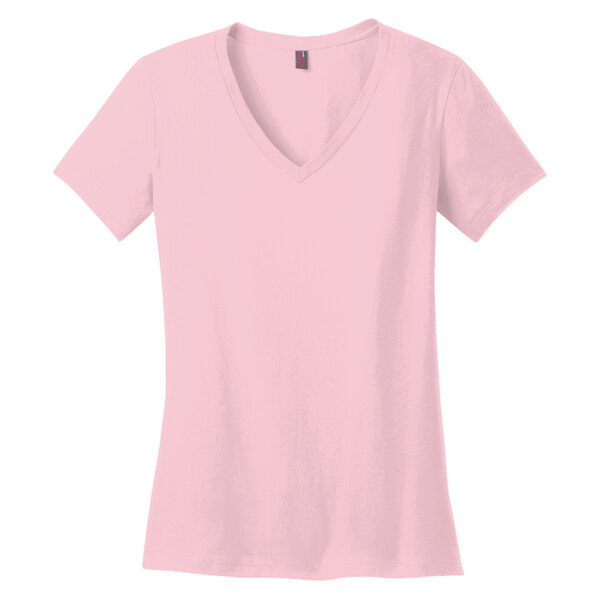 Women's Atlanta Braves PINK by Victoria's Secret Heathered Charcoal Bling  Perfect V-Neck Ringer T-Shirt