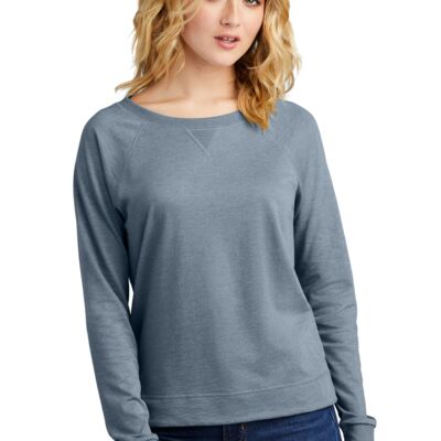 Women's Featherweight French Terry Long Sleeve Crewneck Smoke Thumbnail